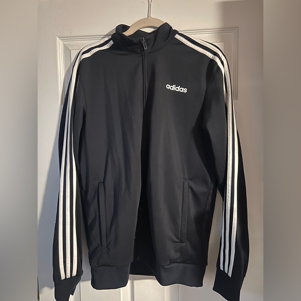 Men's Essentials 3-Stripes Tricot Track Jacket Navy Blue